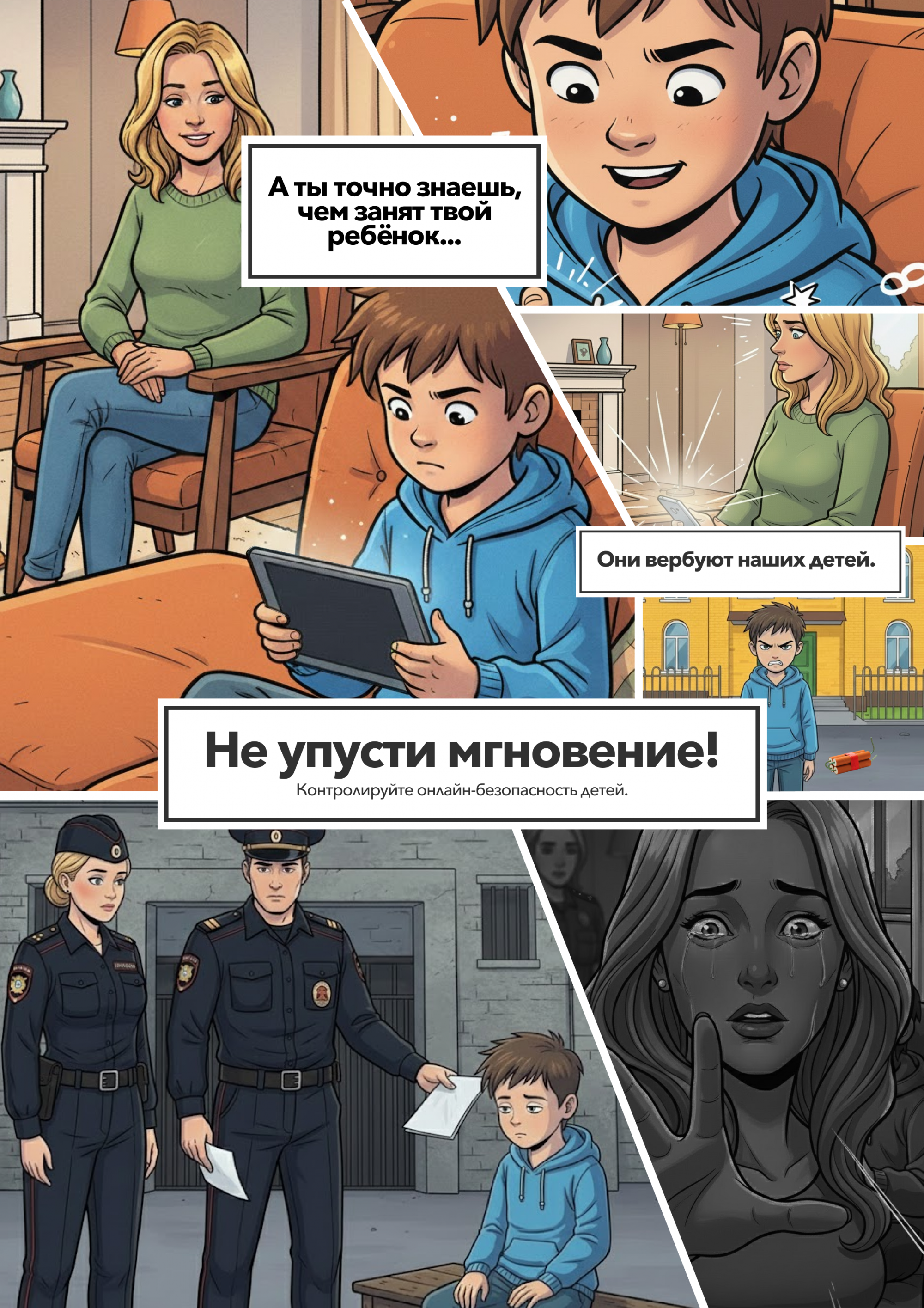 Защити ребенка от мошенников!